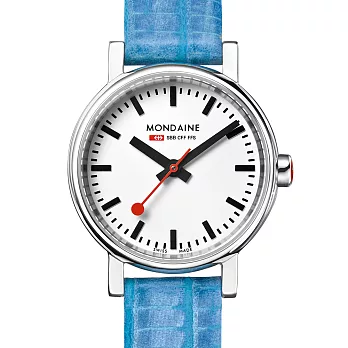 MONDAINE 瑞士國鐵限量腕錶/26mm-天空藍