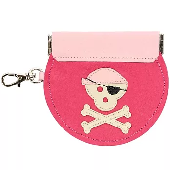 加拿大製Mally Designs，真皮手工零錢包Pirate，Pink