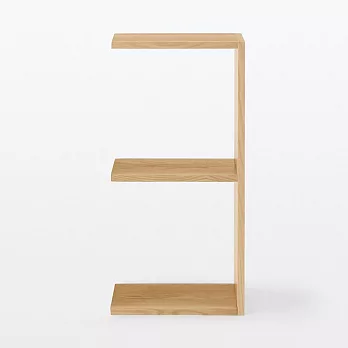 [MUJI無印良品]自由組合層架/橡木/2層/追加用