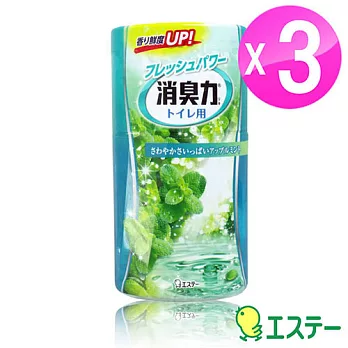 ST雞仔牌 新浴廁消臭力強-蘋果薄荷400ml (3入) ST-115037