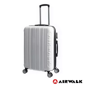 AIRWALK LUGGAGE - 品牌系列  碳纖直紋24吋行李箱 - 極簡白24吋極簡白