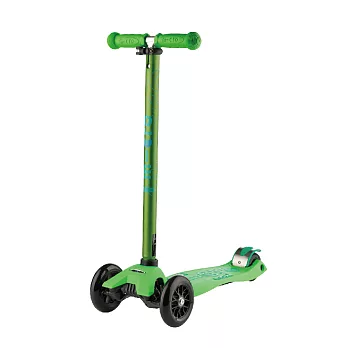 瑞士 Micro Maxi Deluxe 兒童滑板車：奢華版 - 綠色