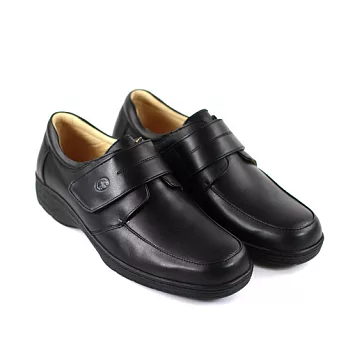 ◤Green Phoenix◥超輕量方扣設計男紳士氣墊鞋6黑色