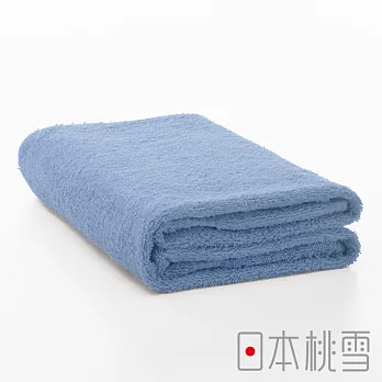 日本桃雪【居家浴巾】共7色-藍色