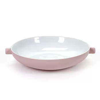 【比利時 SERAX 米其林御用餐瓷】幸福日常炻器餐具系列-深餐盤-粉紅