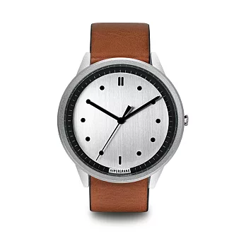 HYPERGRAND手錶 - 02基本款系列 - 銀錶盤蜜糖皮革