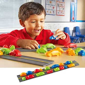 【華森葳兒童教玩具】數學教具系列-車子排列秀 N1-3312