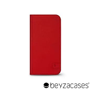Beyzacases Arya Folio iPhone 6 側掀手工可站立皮套 (氣質紅)
