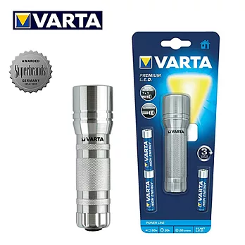 德國Varta Premium 頂級鋁合金LED手電筒 3AAA 17634