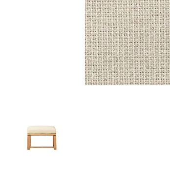 [MUJI無印良品]LD兩用凳座面套/棉麻平織/原色