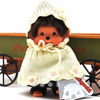 日本Sekiguchi夢奇奇MONCHHICHI【流行雪白斗篷女孩】