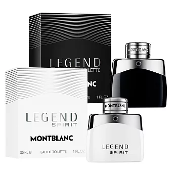 【MONT BLANC】買一送一-傳奇經典男香30ml+傳奇白朗峰男香30ml