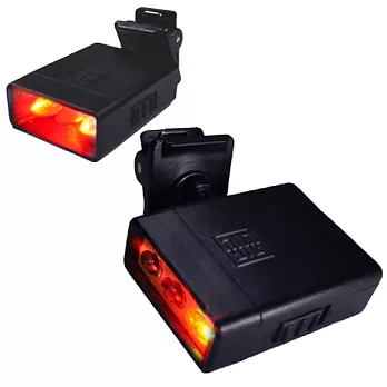 WalkBox迷你夾式高亮度3LED閃爍紅光警示燈/小夾燈/書燈/皮帶燈/自行車燈/工地燈/眼鏡燈/帽子燈