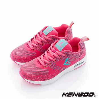KENBOO(女)- 流星雨 氣墊大底透氣運動鞋7.5粉紅