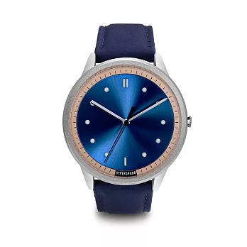 HYPERGRAND手錶 - 02基本款系列 - 銀藍錶盤x藍色飛行員