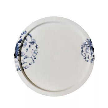 日本有田製窯－岡晉吾監製陶瓷平盤（菊唐草）