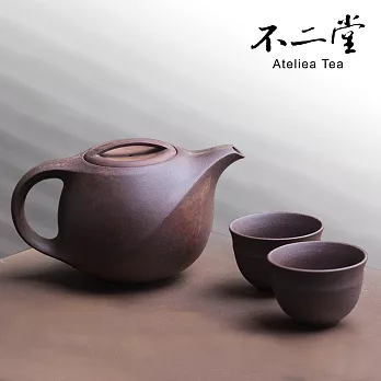 不二堂｜絲路茶壺茶杯組 (岩礦)