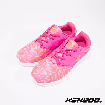 KENBOO(女)-藝術潑彩 雙料透氣運動鞋6.5粉紅