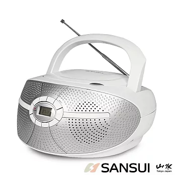 【SANSUI山水】CD/FM/AUX手提式音響(SB-D30)