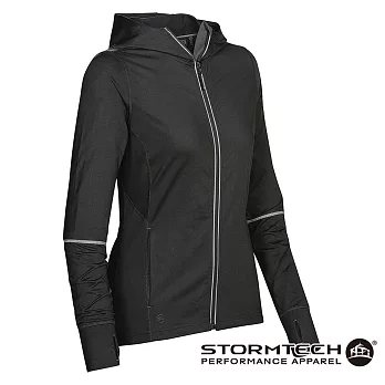 【加拿大STORMTECH】SNJ-1W 獨家科技H2X-DRY吸排透氣恆溫連帽外套-女L黑