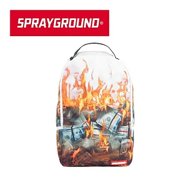 【SPRAYGROUND】DLX 系列 White Fire Money 火燒美金潮流筆電後背包