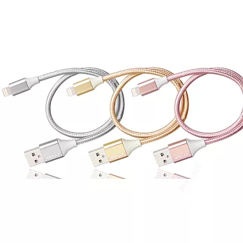 WELLY Type-C 3.0A 二代金屬系經典編織線 傳輸充電線30CM(超值2入)浩瀚銀