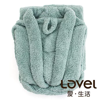 LOVEL 7倍強效吸水抗菌超細纖維浴袍(共9色)湖水綠