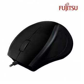 FUJITSU富士通 USB有線光學滑鼠 WH-104黑色