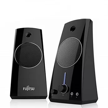 FUJITSU富士通AC供電2.0聲道多媒體喇叭(PS-130)黑色