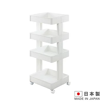 日本製造 4層置物附輪櫃(寬版) SAN-F2591