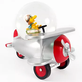 「Hallmark」史努比Snoopy-手工雕塑/水球 Woodstock車車