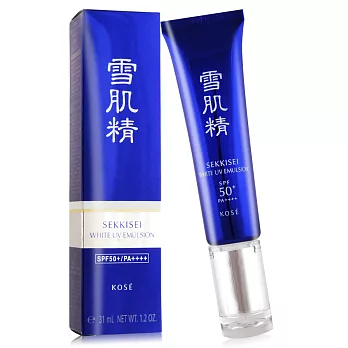 KOSE 高絲 雪肌精光感澄皙UV柔膚乳SPF50+‧PA++++(31ml/35g)-百貨公司貨