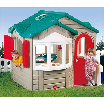 【華森葳兒童教玩具】戶外遊戲器材-Step2 童趣家園屋 A4-7503
