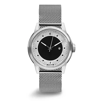 HYPERGRAND手錶 - 冷鋼系列 - 銀黑錶盤米蘭帶