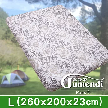 【喬曼帝Jumendi-玫瑰序曲】台灣製柔絲絨充氣床(空氣床)專用床包-L(260x200x23cm)