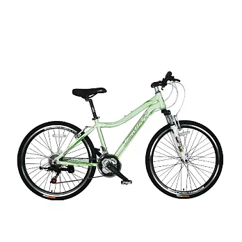 SPORTONE U6 26寸21速鋁合金登山車(女性都會運動)-綠