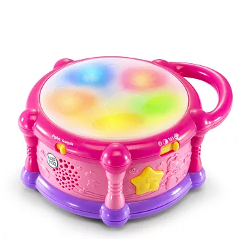 美國[跳跳蛙LeapFrog]-繽紛彩色學習鼓(桃紅)★原廠優質玩具