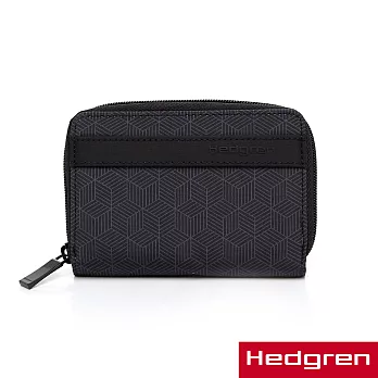 HEDGREN-HFOL芙莉系列-零錢包(黑色印花)