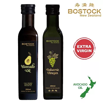 【壽滿趣- Bostock】頂級冷壓初榨酪梨油/巴薩米可醋((250mlx2)