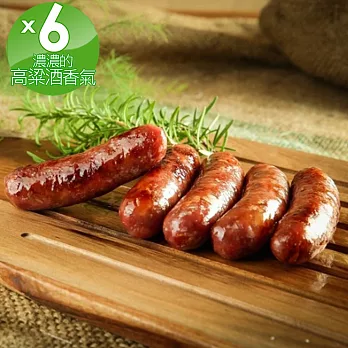 三源牧場 樂活豬 高粱香腸6入組(約4條/包;210g/包)