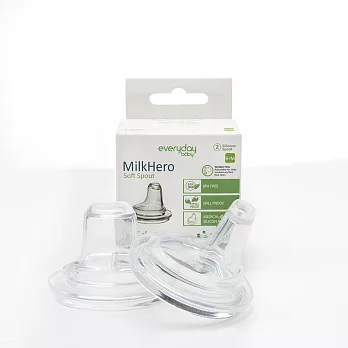 瑞典Everyday Baby MilkHero 親膚實感安心奶嘴2入 (SPOUT 鴨嘴)