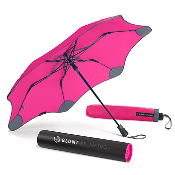 BLUNT XS_METRO UV+ 美人傘折傘 艷桃紅
