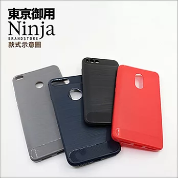 【東京御用Ninja】Apple iPhone X（5.8吋）經典時尚質感拉絲紋TPU保護套（時尚灰）