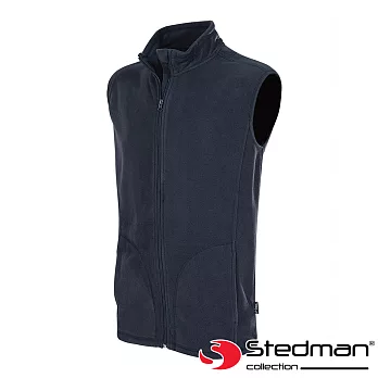 【德國STEDMAN】ST5010 細柔保暖刷毛背心-男S暗夜藍