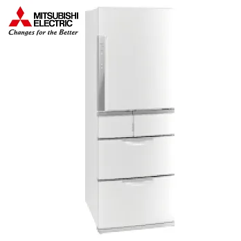 ［MITSUBISHI 三菱］525公升 日本原裝五門變頻冰箱-絹絲白 MR-BXC53X-W涓絲白