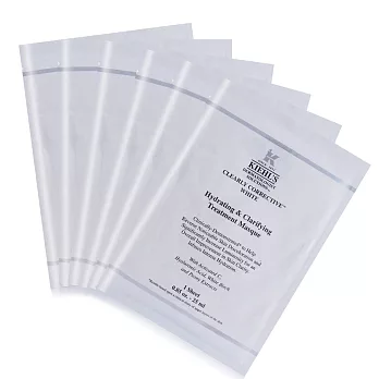 KIEHL&rsquo;S 契爾氏 激光極淨白玻尿酸精華面膜(25ml)X6