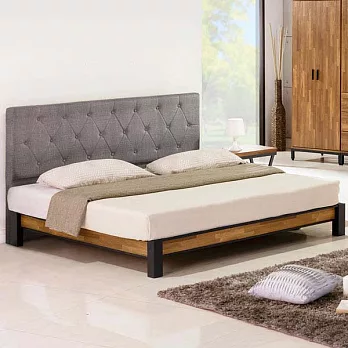 《Homelike》洛基工業風床架組(含床頭片)-雙人5尺