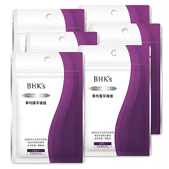 BHK’s 專利魔芋纖維 膠囊食品(6袋組)(30顆/袋)