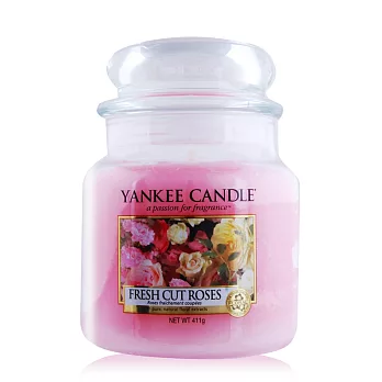 YANKEE CANDLE香氛蠟燭-玫瑰 Fresh Cut Roses(411g)