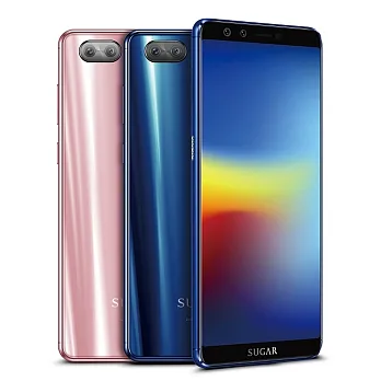 SUGAR S11 (4G/64G)全螢幕6吋四鏡頭雙卡機※送支架※海軍藍